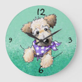 Taschen-Weizen-Rund-Uhr Große Wanduhr (Vorderseite)
