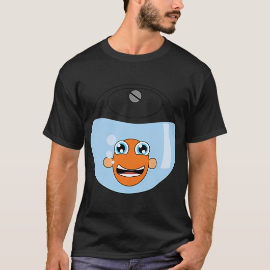 Taschenfisch Farbe klein T-Shirt (Vorderseite)
