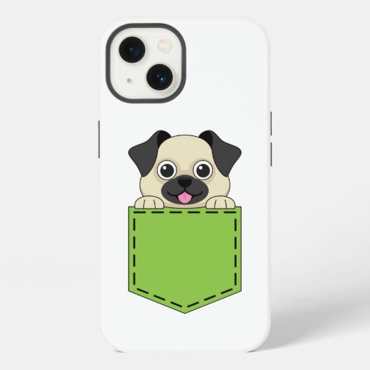 Taschenhund iPhone Hülle (Rückseite)