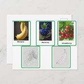 Taschenkarten für Kinder und Erwachsene Postkarte (Vorne/Hinten)