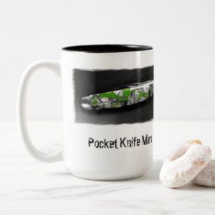 Taschenmesser-Mann Zweifarbige Tasse