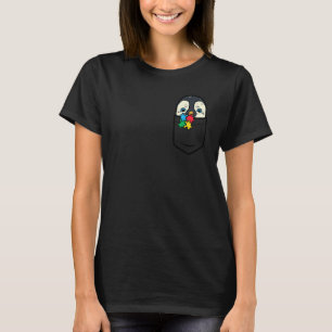 Taschenpinguin-Rätsel Süße Autismus-Bewusstsein Mä T-Shirt