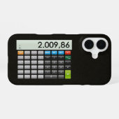 Taschenrechner-App iPhone 16 Hülle (Rückseite (Horizontal))