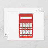 Taschenrechner Postkarte (Vorne/Hinten)