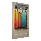 Taschenschieber Mini Klemmbrett (Schrägansicht)
