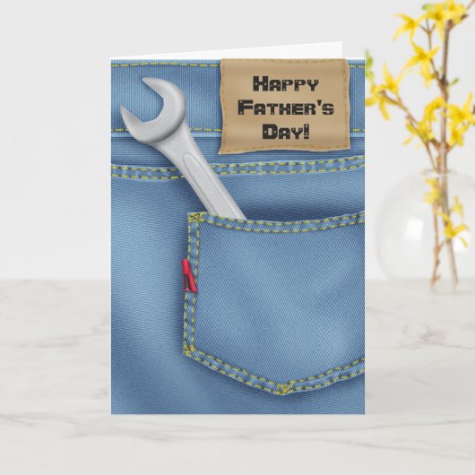 Taschenschlüssel des Vaters Karte (Gelbe Blume)