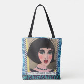 Taschentasche - das Leben ist für schlechte Tasche (Rückseite)