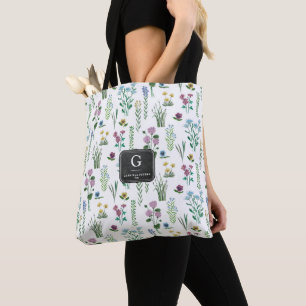 Taschentasche des Feld-Blumen-Blumenmuster-  Tasche