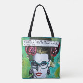 Taschentasche, die ich nicht fragte, um Königin zu Tasche (Rückseite)