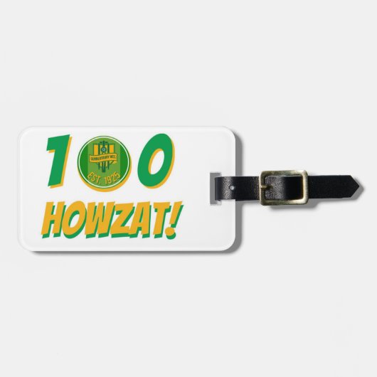 Taschentasche für Gewehre 100 Jahre Gepäckanhänger (Vorderseite horizontal)