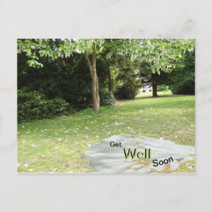 Taschentuch Tree wird bald gut Postkarte