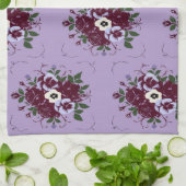 Taschentuch - Veilchenstrauß Geschirrtuch (Gefaltet)