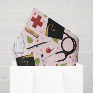Taschentücher als Geschenk zur Krankenschwester-Ab Seidenpapier