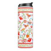 Taschentücher der portugiesischen Liebe Thermosbecher (Nach links gedreht)