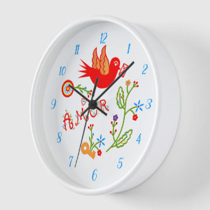 Taschentücher der portugiesischen Liebe Uhr