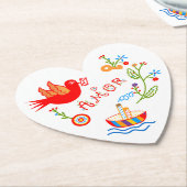 Taschentücher der portugiesischen Liebe Untersetzer (angewinkelt)