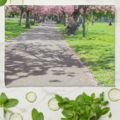 Taschentücher für Kirschblüten Geschirrtuch (Gefaltet)