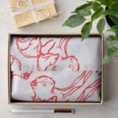 Taschentücher mit Doggen Seidenpapier (Geschenk)