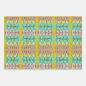 Taschentücher und Bleistifte, künstlerische Umhüll Geschenkpapier Set (Vorderseite 3)