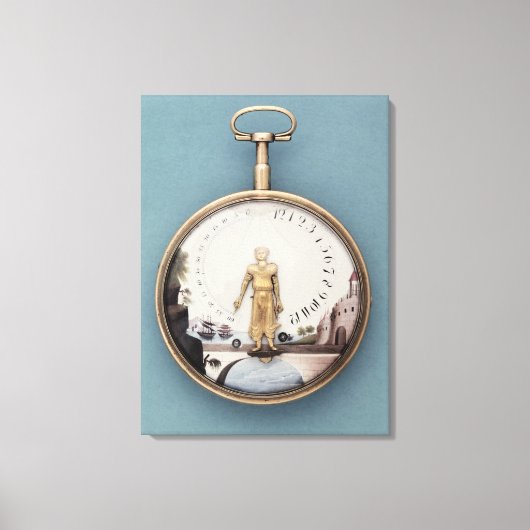 Taschenuhr aus Gold Leinwanddruck (Vorderseite)