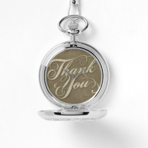 Taschenuhr "Danke" Armbanduhr