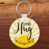 Taschenumarmung Ich bin immer bei dir covid-19-Abs Schlüsselanhänger (Vorderseite)