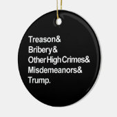 Taschenverzierung (schwarzer Kreis) Keramik Ornament (Links)