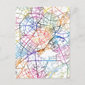 Taschkent Usbekistan City Map Postkarte (Vorderseite)