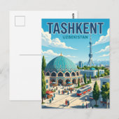 Taschkent Usbekistan Postkarte (Vorne/Hinten)