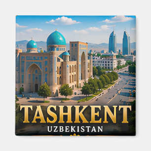 Taschkent Zeitlose Architektur und modernes Usbeki Magnet