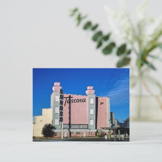 Tascosa Drive-In Theater, Amarillo, Texas Postkarte (Stehend Vorderseite)