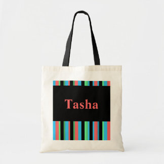 Tasha Hübsch Strip Tote Bag Tragetasche