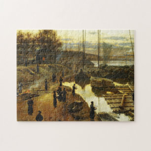 Tashlikh - Malerei von Alexander Gierymski - 1884 Puzzle