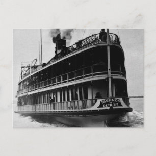 Tashmoo aus Detroit - Vintager Stern-Shot Postkarte