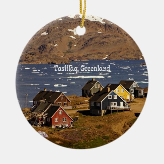 Tasiilaq, Grönland Keramikornament (Vorne)