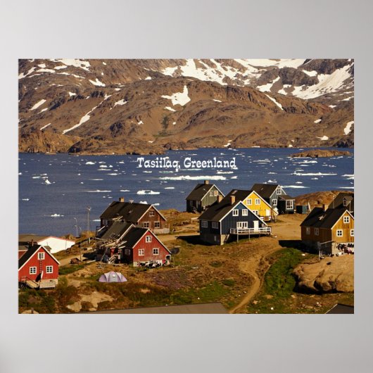 Tasiilaq, Grönland Poster (Vorne)