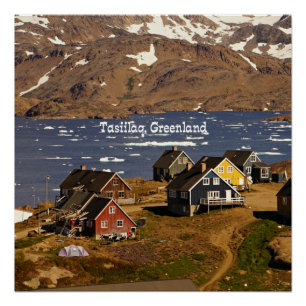 Tasiilaq, Grönland Poster