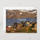 Tasiilaq, Grönland Postkarte (Vorne/Hinten)