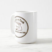 Task Ask Motto: Initiative Coffee Mug Power Kaffeetasse (Vorderseite Links)