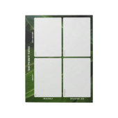 Task Priority and planner Matrix  (nature) Notizblock (Rotiert)