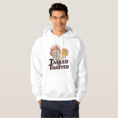Tasked and Toasted | Productivity Meltdown Mood Hoodie (Vorne ganz)