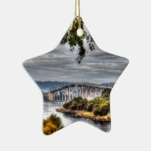 TASMAN BRÜCKE HOBART TASMANIEN AUSTRALIEN KERAMIK ORNAMENT (Rechts)