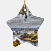 TASMAN BRÜCKE HOBART TASMANIEN AUSTRALIEN KERAMIK ORNAMENT (Links)