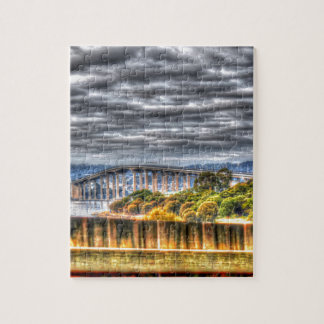 TASMAN BRÜCKE HOBART TASMANIEN AUSTRALIEN PUZZLE