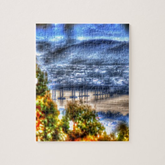 TASMAN BRÜCKE HOBART TASMANIEN AUSTRALIEN PUZZLE (Vertikal)