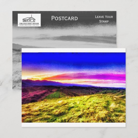 Tasman Postkarte (Vorne/Hinten)