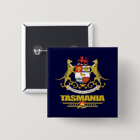 Tasmania COA Button (Vorne & Hinten)