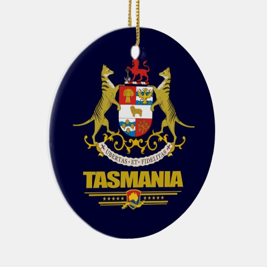 Tasmania COA Keramik Ornament (Rechts)