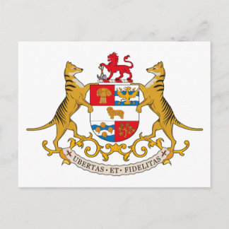 Tasmania Coat of Arms Postcard Postkarte