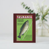Tasmania ~ Das Paradies des Anglers Postkarte (Stehend Vorderseite)
